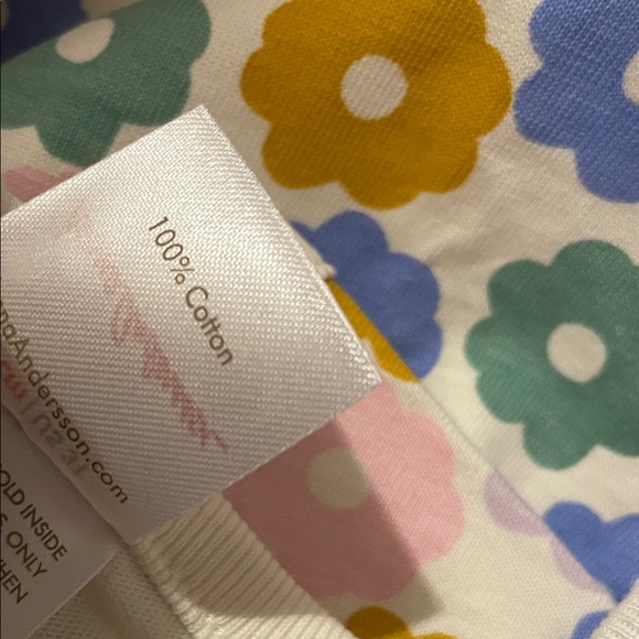 Hanna Andersson - Short Sleeve Printed Pocket Dress in Tiny Blossoms - Picture 10 of 10